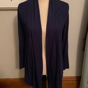 Dark blue cardigan